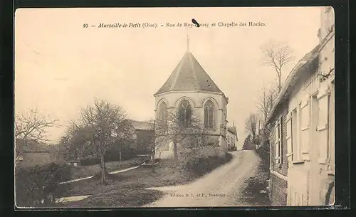 AK Marseille-le-Petit, Rue de Roy-Boissy et Chapelle des Hosties