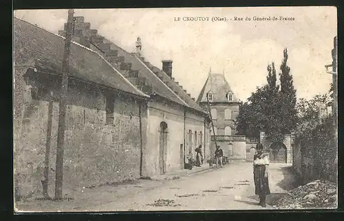 AK Le Croutoy, Rue du General-de-France