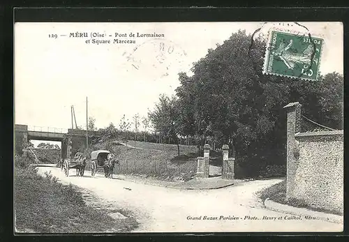 AK Meru, Pont de Lormaison et Square Marceau