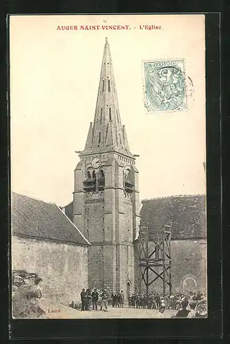 AK Auger-Saint-Vincent, l'Eglise