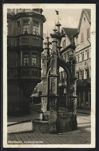 AK Reutlingen, Lindenbrunnen