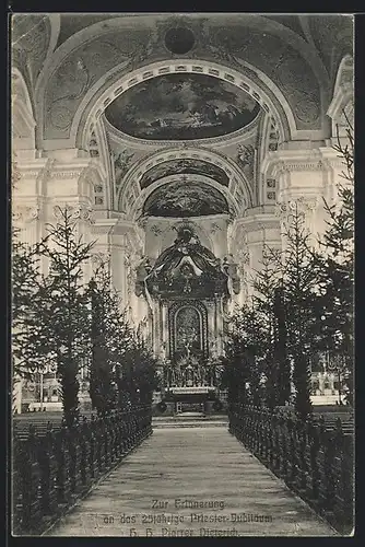 AK Rot a. d. Rot, Inneres der Kirche