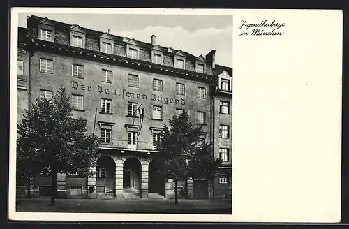 AK München, Jugendherberge Der deutschen Jugend, Wendl-Dietrich-Strasse 20