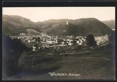 AK Waldkirch i. Breisgau, Gesamtansicht aus der Vogelschau