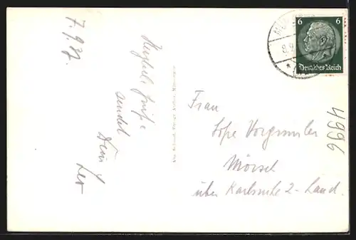 AK Münsingen, Gesamtansicht mit Neuem Lager