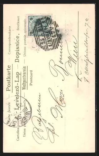 AK Fräulein im gelben Kleid mit Margeriten, Jugendstil