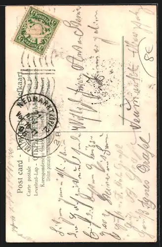 AK Porträt einer Frau mit Hut