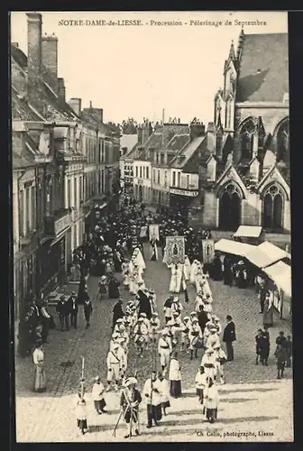 AK Notre-Dame-de-Liesse, Procession-Pelerinage de Septembre