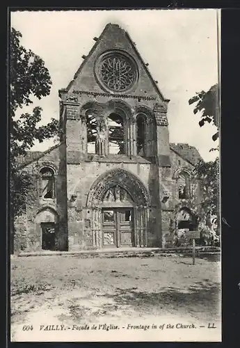 AK Vailly, Facade de l`Eglise