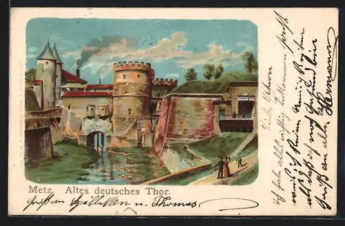 AK Metz, Altes deutsches Tor