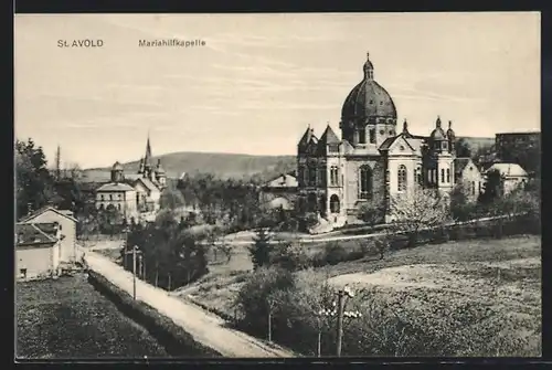 AK St. Avold, Blick auf die Mariahilfkapelle