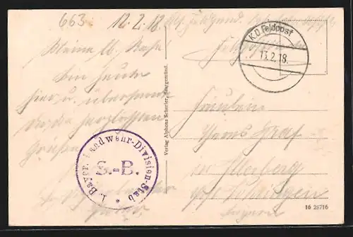 AK Saargemünd /Lothringen, Kaiserl. Landgericht und Amtsgericht mit Bahnhof