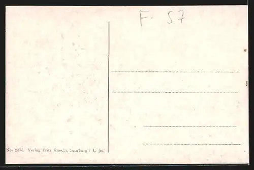 AK Bruderdorf, Innenansicht der Notkirche