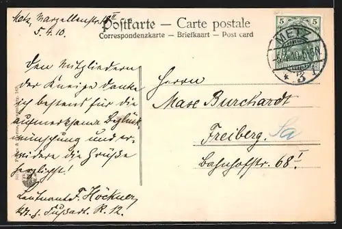 AK Metz, Camuffelturm mit Kaiser Wilhelm-Ring