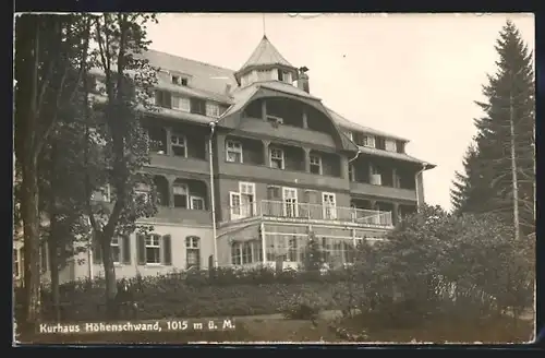 AK Höhenschwand, Vorderansicht des Kurhauses