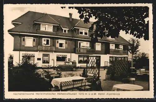 AK Höchenschwand, Hotel Alpenblick