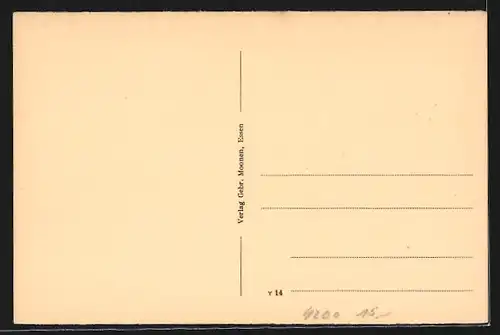 AK Osterfeld, Partie auf dem Marktplatz