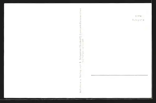 AK Garmisch, Clausing`s Posthotel Klause, Innenansicht