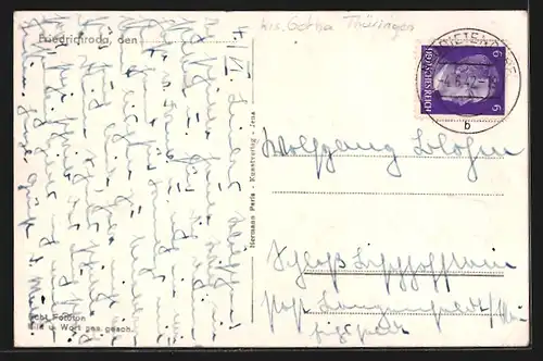 AK Friedrichroda, Partie mit Schwimmbad