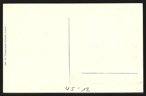 AK Bobsleigh in Andermatt, Rodler auf dem Schlitten