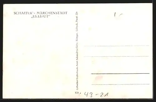 AK Heerlen, Schäfer`s Sprookjesstad Liliput