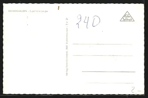 AK Eschershausen, Jugendherberge