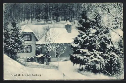 AK Freiburg, Sankt Ottilien im Winter