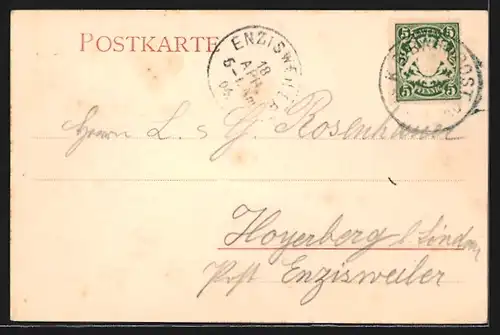 AK Kempten, Blick zur Neustadt, Totalansicht