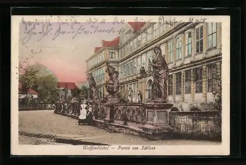 AK Wolfenbüttel, Partie am Schloss