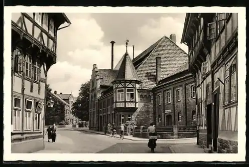 AK Northeim /Han., Am Schaupenstiel, Strassenpartie