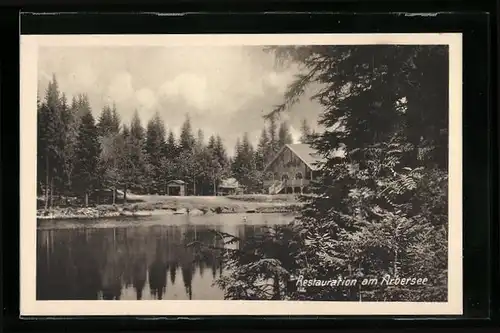 AK Arbersee, Gasthaus Restauration am Arbersee