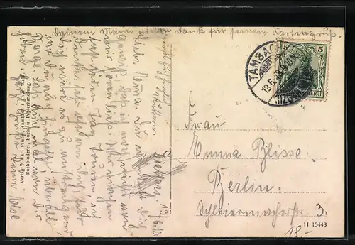 AK Tambach / Thür. Wald, Hotel Fürstenblick