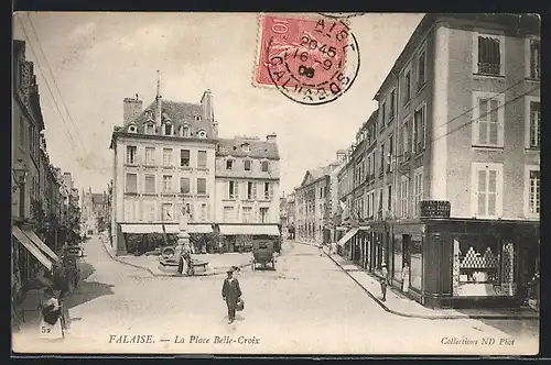 AK Falaise, La Place Belle-Croix