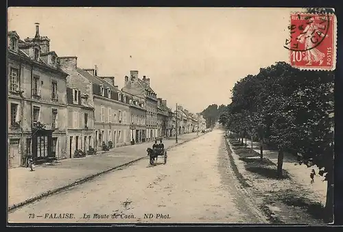 AK Falaise, La Route de Caen