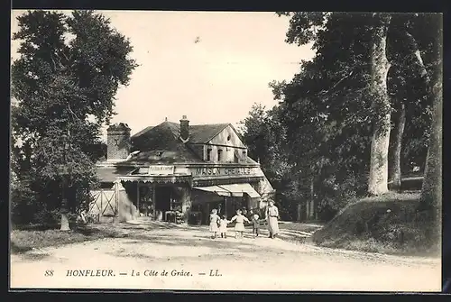 AK Honfleur, La Cote de Grace