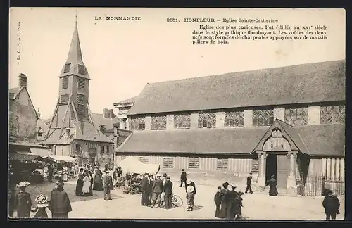 AK Honfleur, Eglise Sainte-Catherine