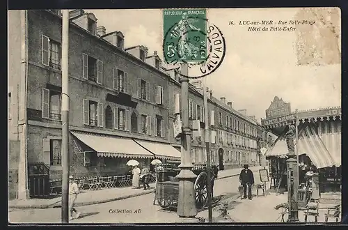 AK Luc-sur-Mer, Rue Belle-Plage, Hotel du Petit-Enfer