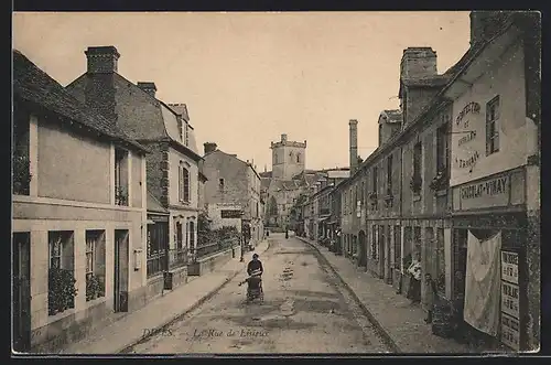 AK Dives, La Rue de Lisieux