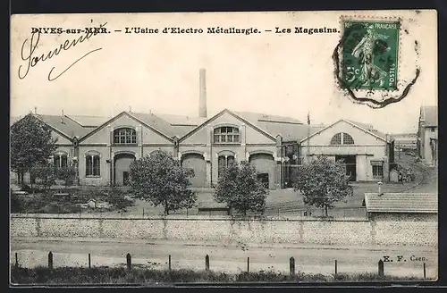 AK Dives-sur-Mer, L`Usine d`Electro Metallurgie, Les Magasins