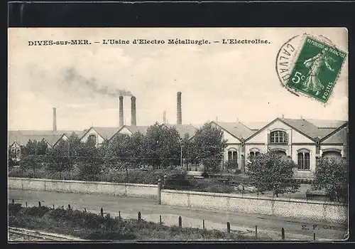 AK Dives-sur-Mer, L`Usine d`Electro Metallurgie, L`Electrolise