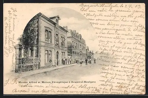 AK Beuzeval-Houlgate, Maison Alfred et Maison Evangelique