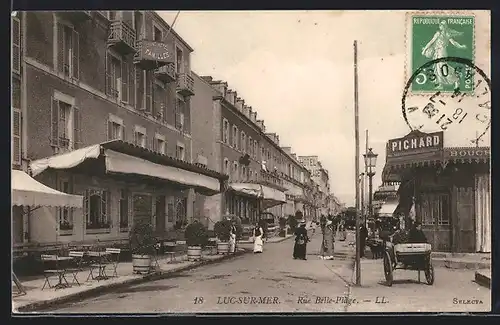 AK Luc-sur-Mer, Rue Belle-Plage