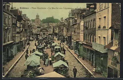 AK Lisieux, Place Gambetta, Le Marche aux Legumes