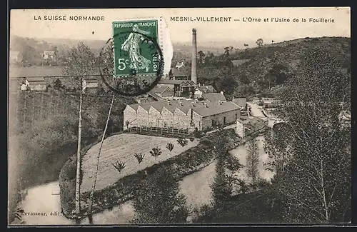 AK Mesnil-Villement, L`Orne et l`Usine de la Fouillerie