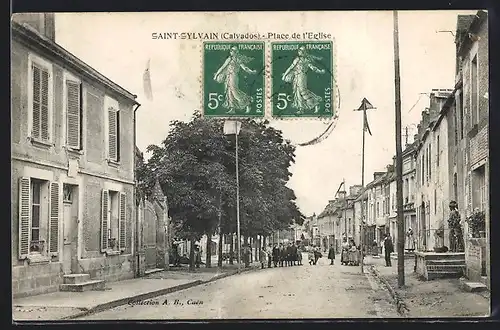 AK Saint-Sylvain, Place de l`Eglise