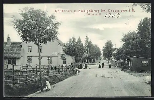 AK Braunlage / Harz, Gasthaus z. Königskrug