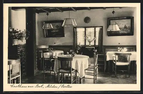 AK Müden /Oertze, Gasthaus zur Post