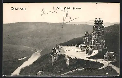 AK Hohensyburg, Kaiser Wilhelm-Denkmal