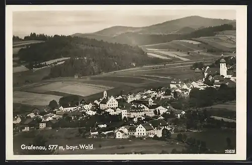 AK Grafenau, Totalansicht des Ortes