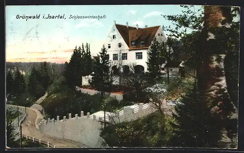 AK Grünwald /Isarthal, Schlosswirtschaft